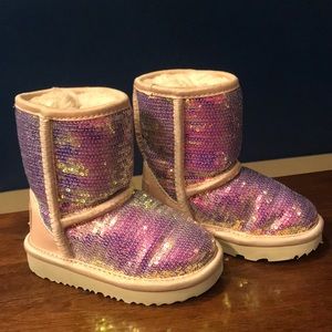 Toddler sequin UGGs